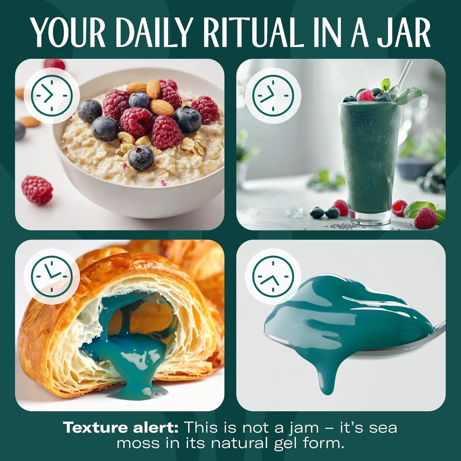 BLUE SPIRULINA & RASPBERRY SEA MOSS GEL - Image 4
