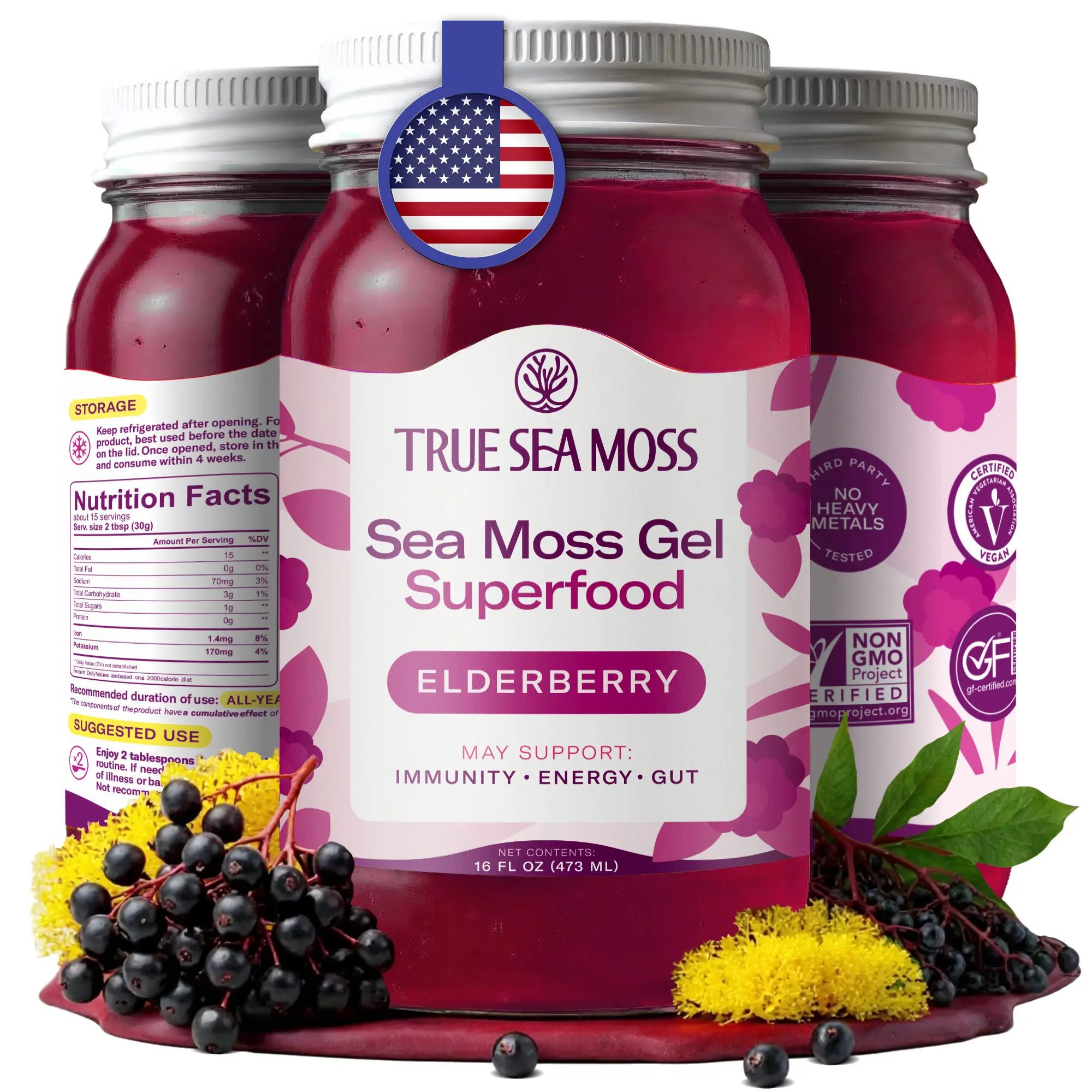ELDERBERRY SEA MOSS GEL