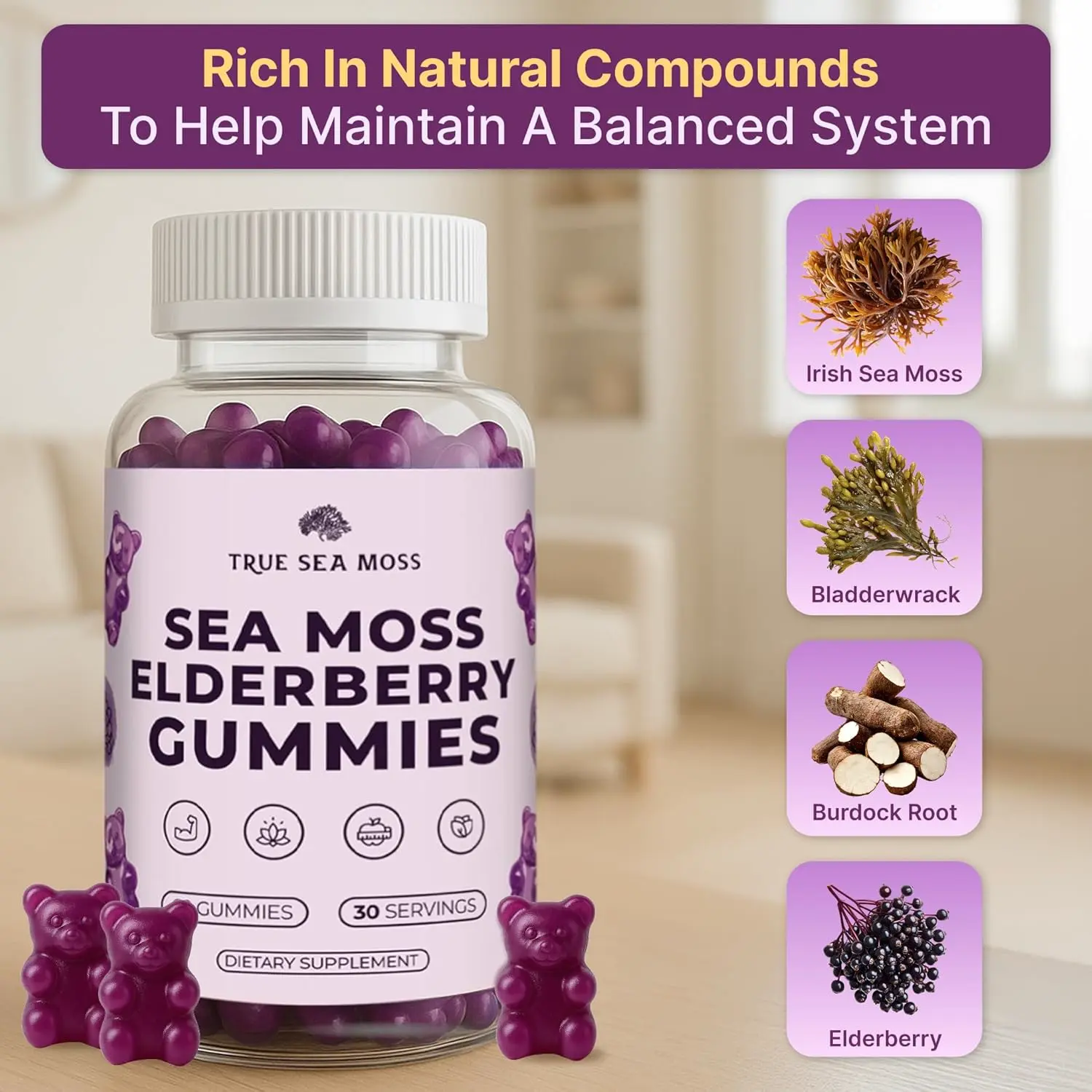 ELDERBERRY SEA MOSS GUMMIES - Image 3