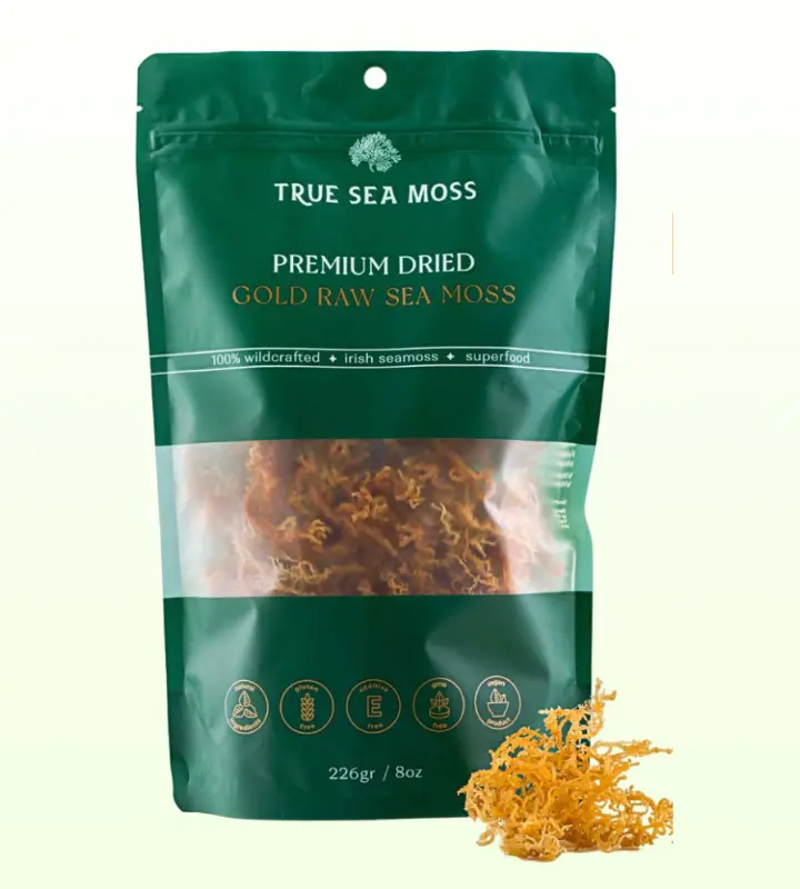 GOLD RAW DRIED SEA MOSS