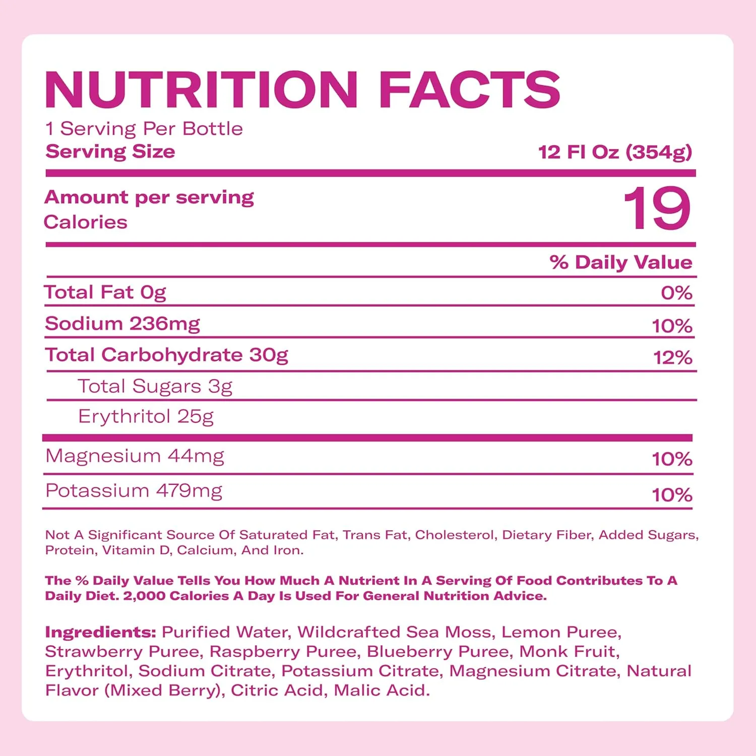 Lemonade - Berry Mix + Electrolytes - - Hydration Drink – 4 × 12 fl oz Bottles – Made in USA - Image 2