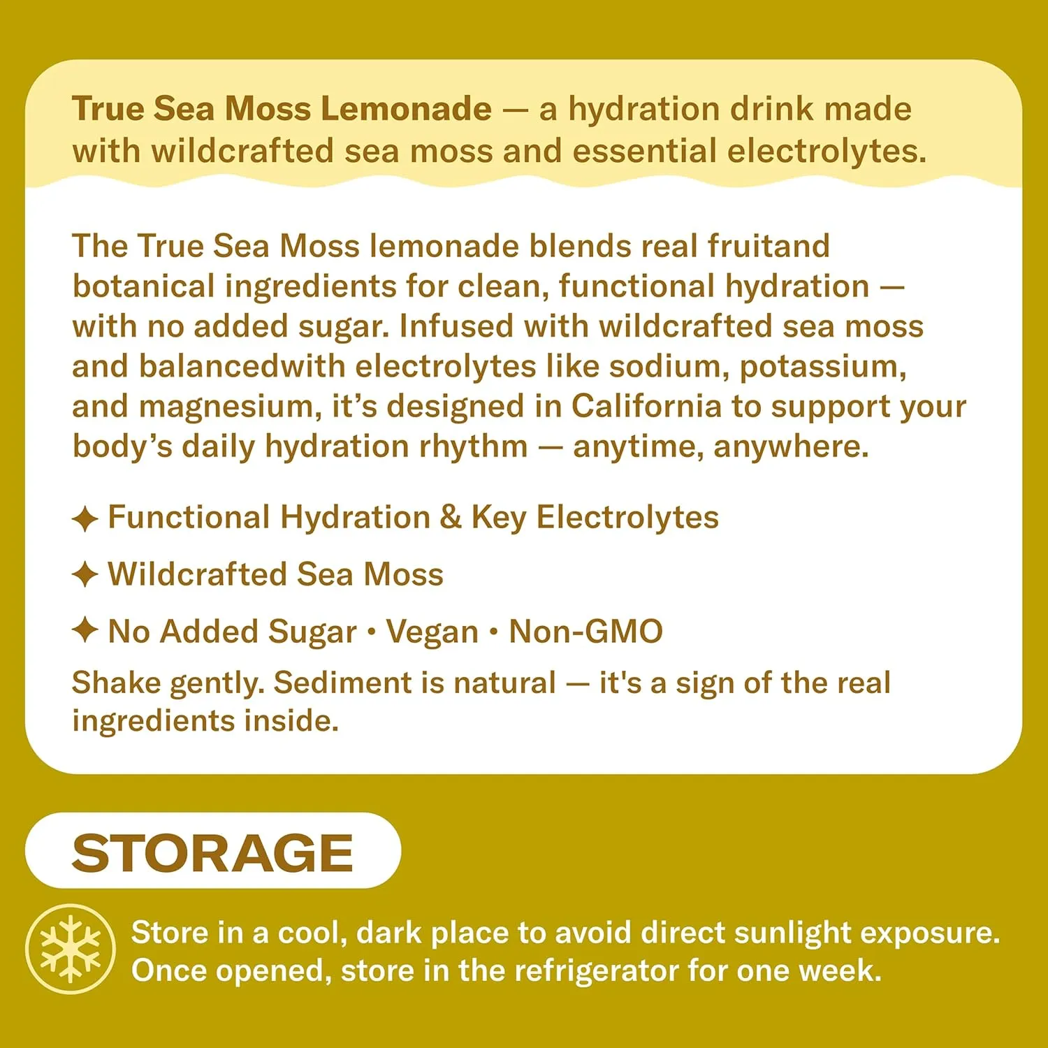 Lemonade - Lemon Ginger Lemongrass -Hydration Drink – 4 × 12 fl oz Bottles – Made in USA - Image 3