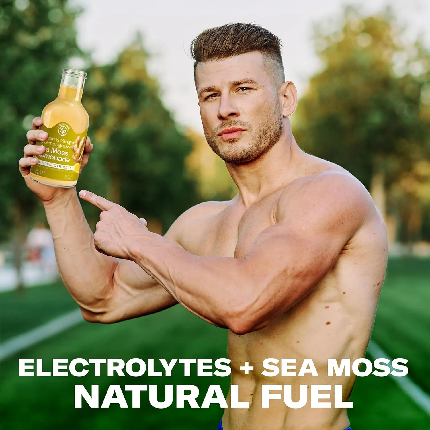 Lemonade - Lemon Ginger Lemongrass -Hydration Drink – 4 × 12 fl oz Bottles – Made in USA - Image 5