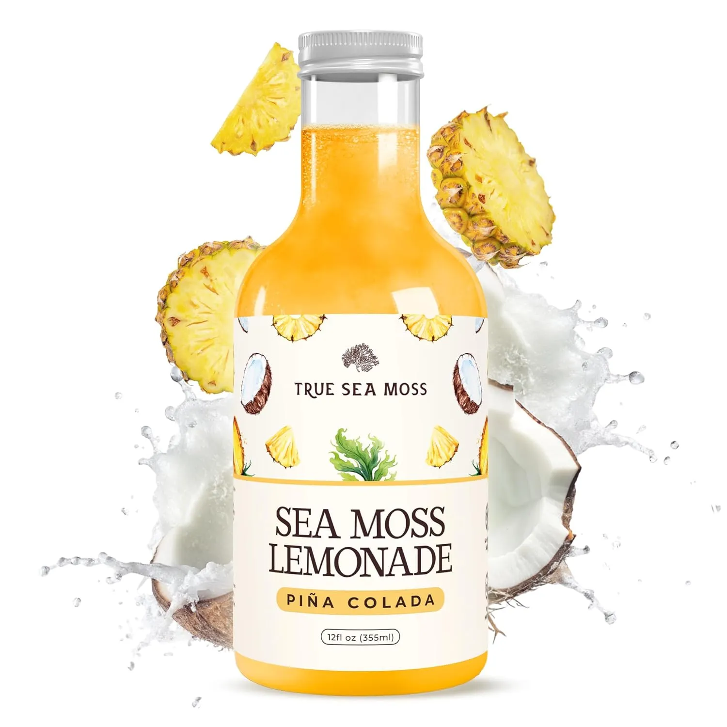 Lemonade - Pina Colada - Hydration Drink – 4 × 12 fl oz Bottles – Made in USA