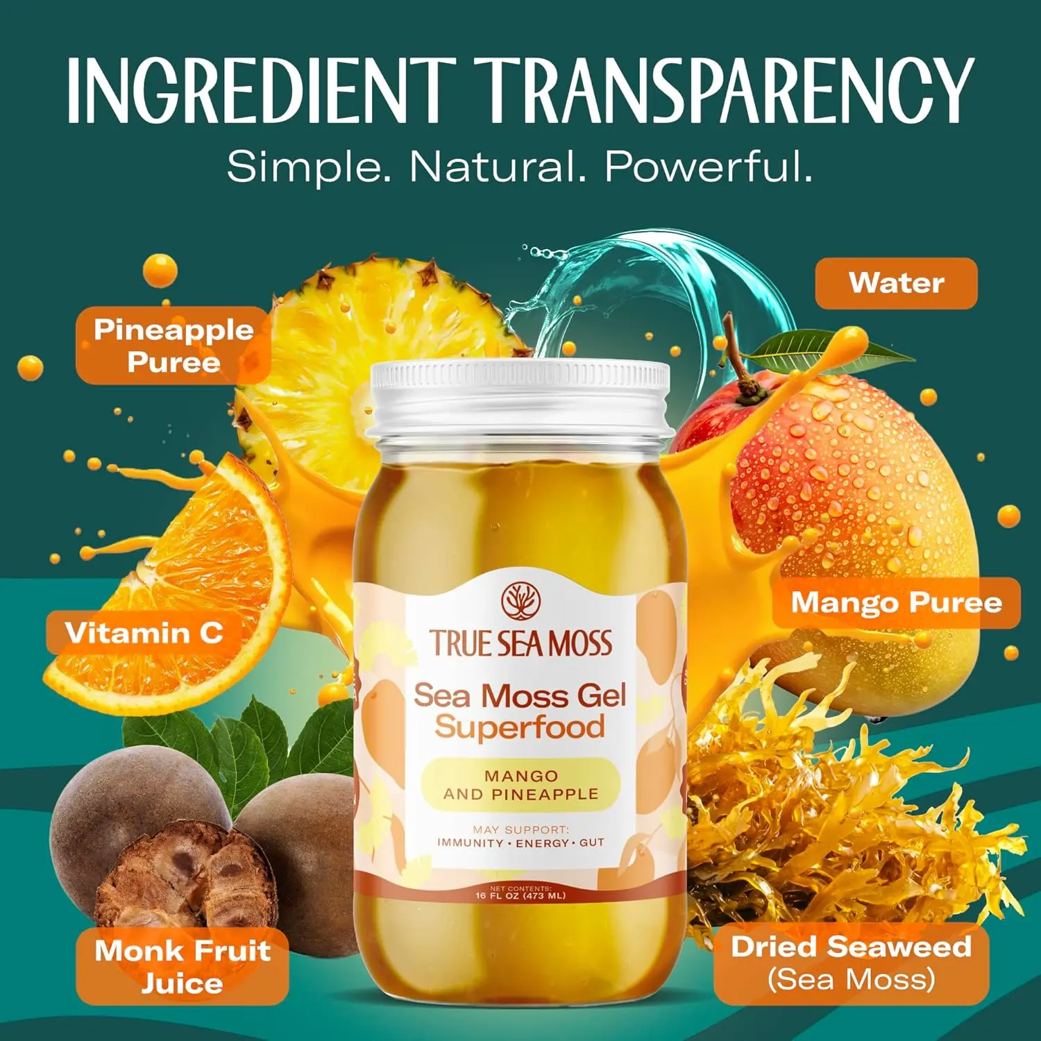 MANGO & PINEAPPLE SEA MOSS GEL - Image 3