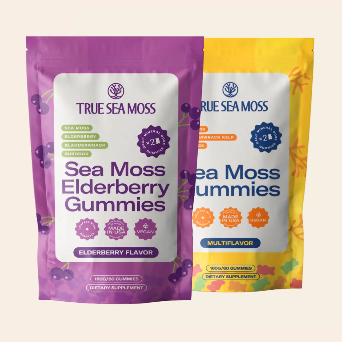 Multiflavor + Elderberry Sea Moss Gummies