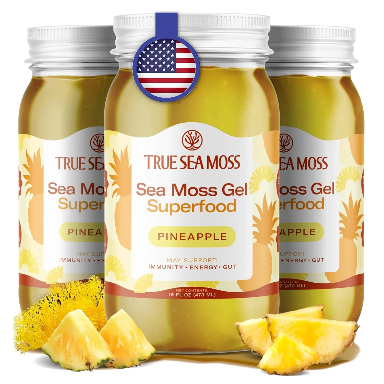 PINEAPPLE SEA MOSS (3 Packs)
