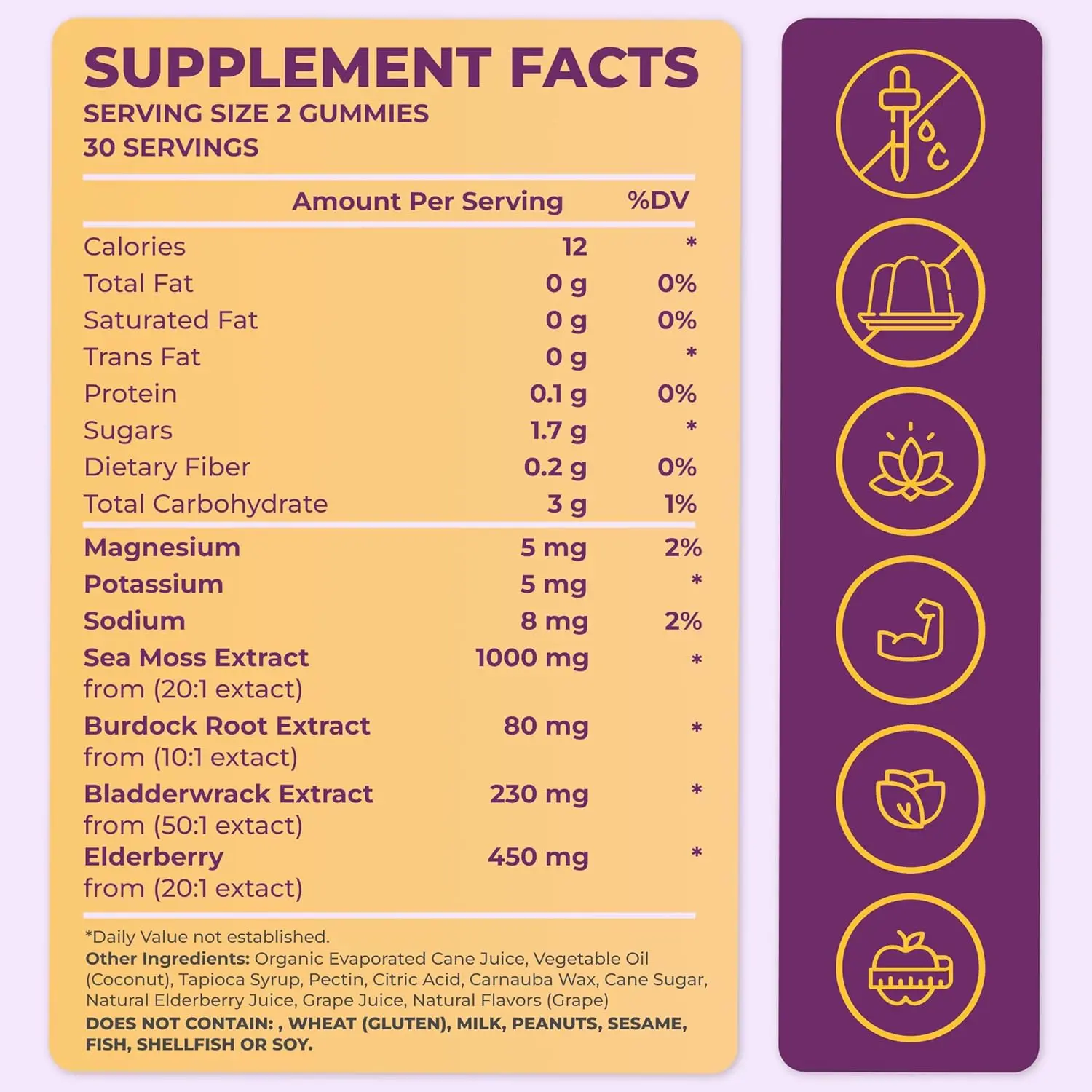 SEA MOSS ELDERBERRY GUMMIES - Image 2