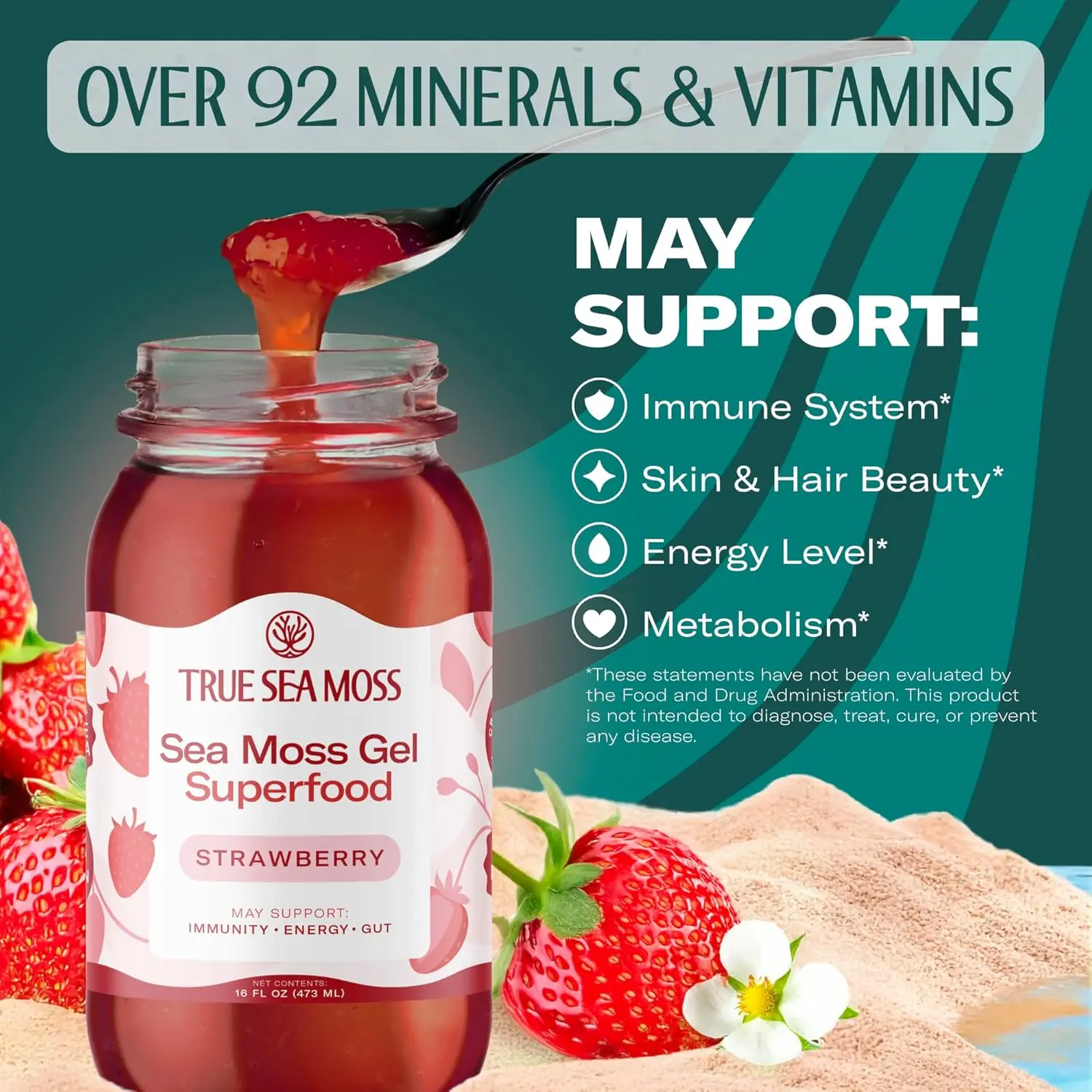 STRAWBERRY SEA MOSS GEL - Image 2