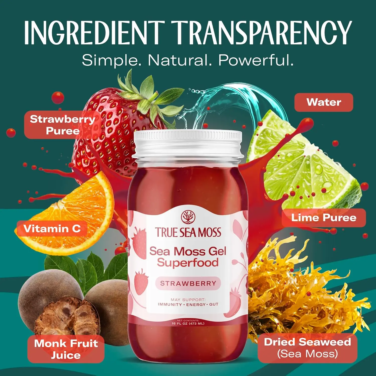 STRAWBERRY SEA MOSS GEL - Image 3