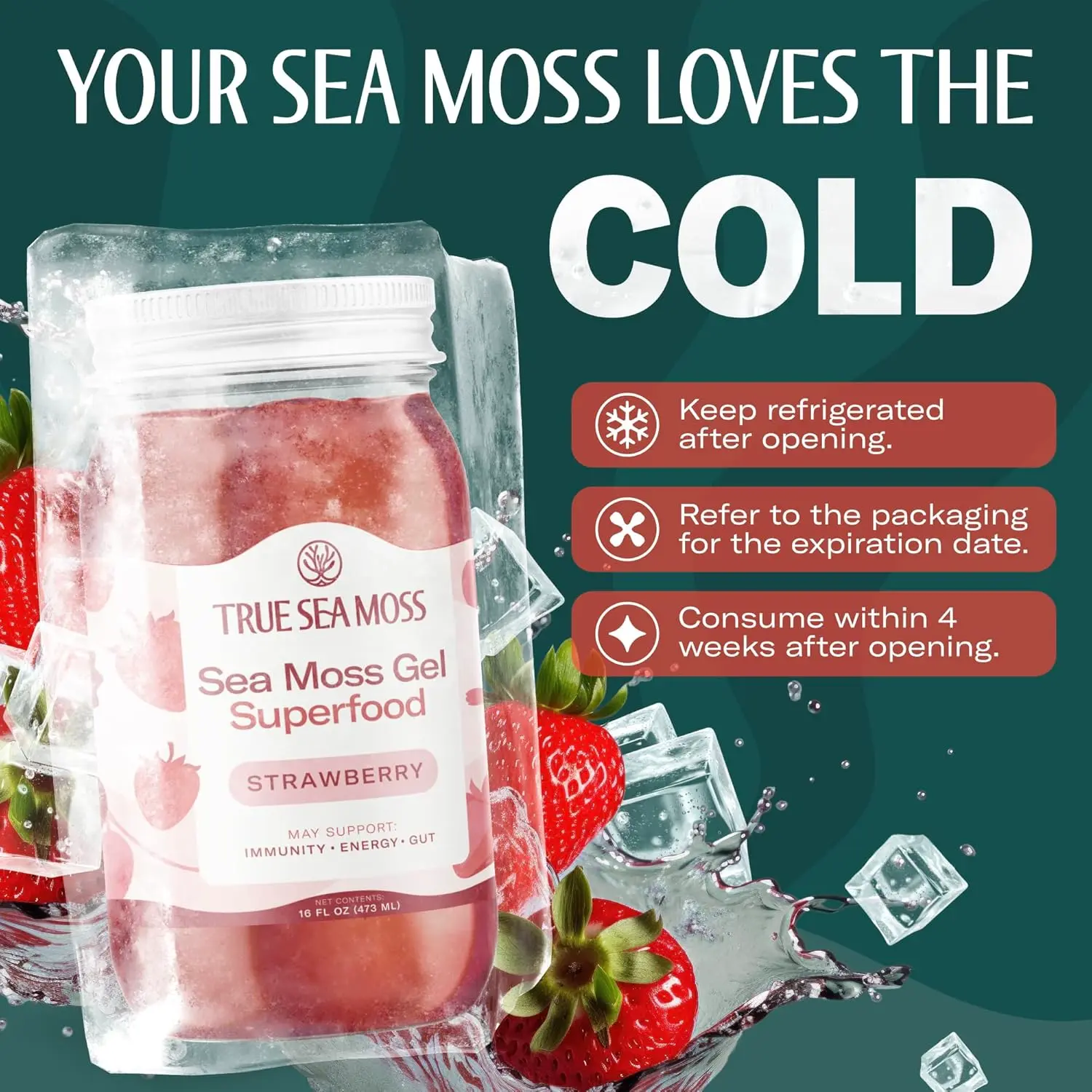 STRAWBERRY SEA MOSS GEL - Image 7