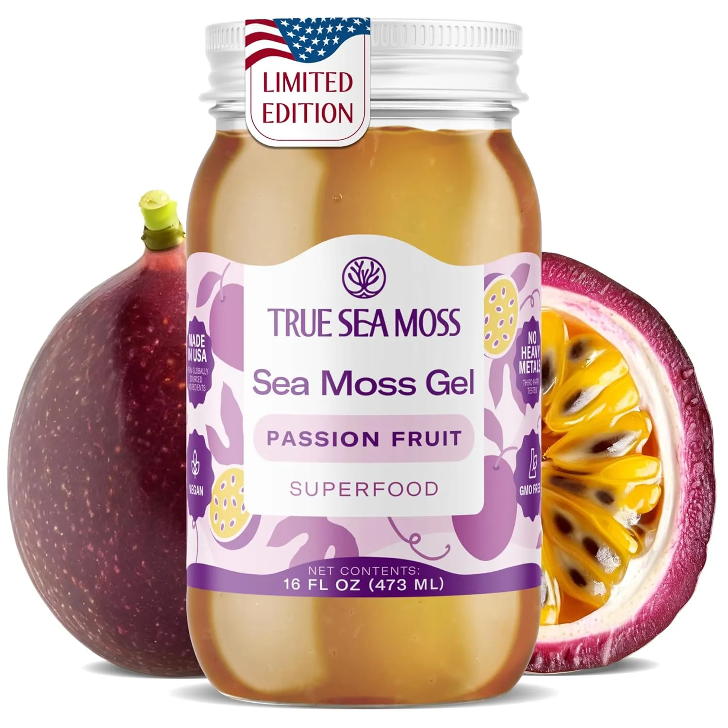 TrueSeaMoss GEL Sea Moss PASSION FRUIT
