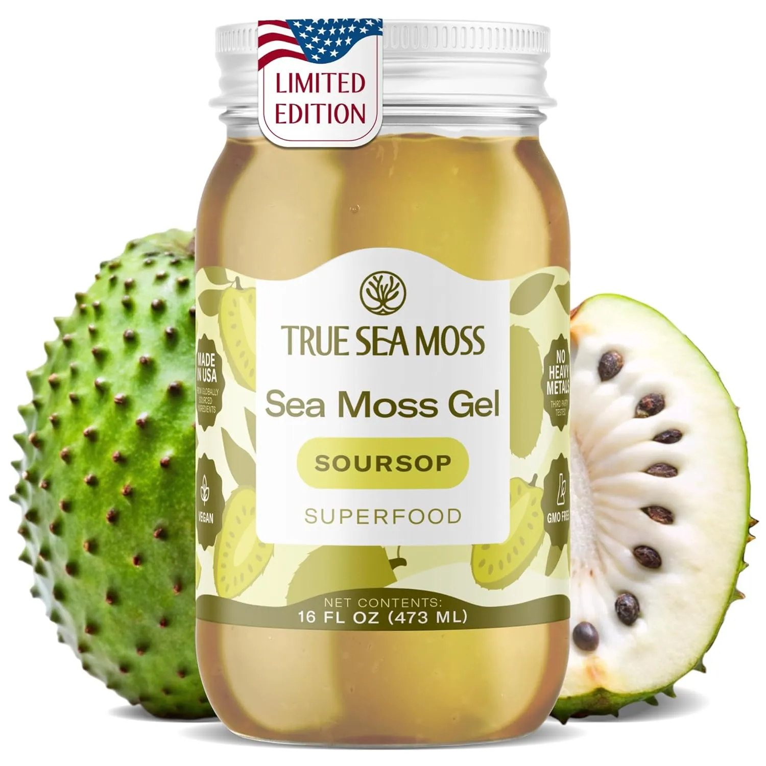 TrueSeaMoss GEL Sea Moss SOURSOP