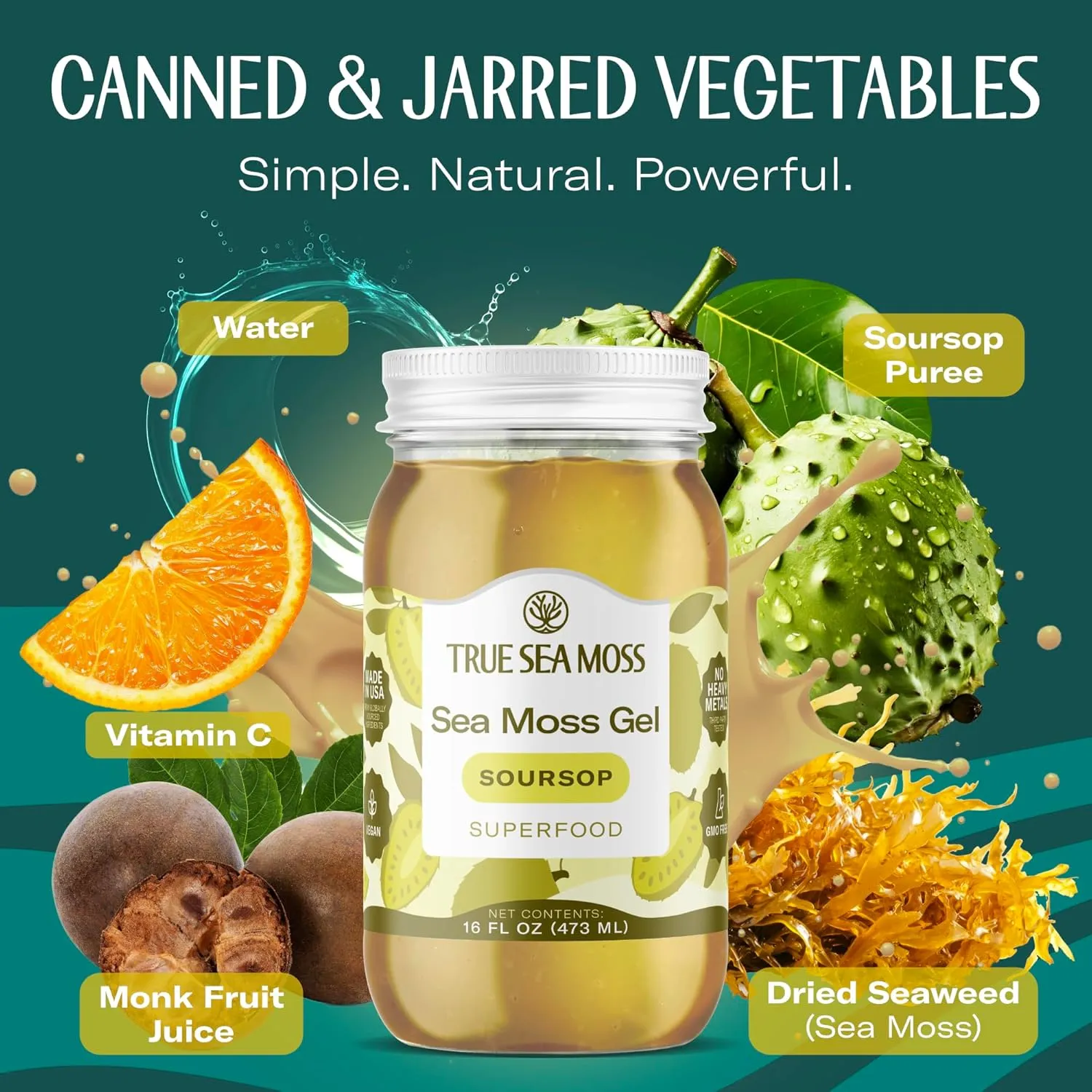 TrueSeaMoss GEL Sea Moss SOURSOP - Image 2